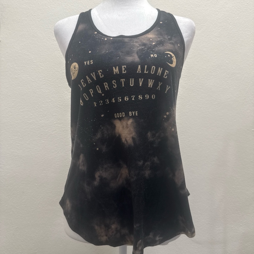 Hot Topic Black Matter Ouija Racerback Tank Top